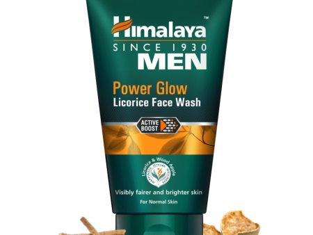 HIMALAYA POWER GLOW LICORICE MENS FACE WASH For Discount