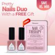 Pretty Nails Bundle 1 - Halal Breathable Nail Polish 514 Ballarina Rose - Halal Breathable Nail Polish 517 Nude Rose - Kocostar Nail Therapy on Sale