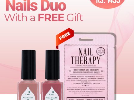 Pretty Nails Bundle 1 - Halal Breathable Nail Polish 514 Ballarina Rose - Halal Breathable Nail Polish 517 Nude Rose - Kocostar Nail Therapy on Sale