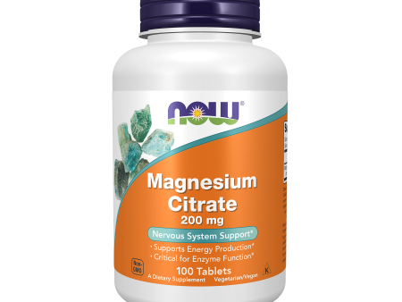 NOW Foods Magnesium Citrate 200mg Hot on Sale