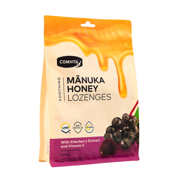 Comvita Manuka Honey Lozenges Elderberry Extract For Cheap