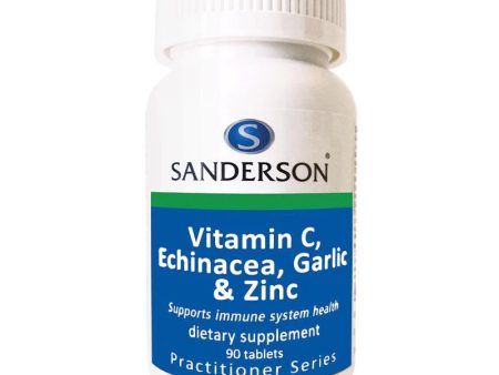 Sanderson Vitamin C, Echinacea, Garlic & Zinc For Cheap