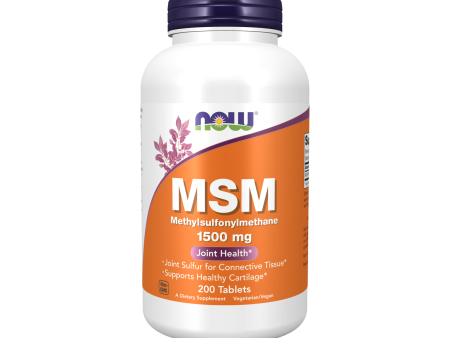 NOW Foods MSM 1500mg Hot on Sale