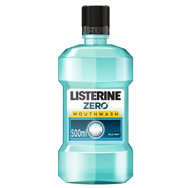 Listerine Zero Alcohol, Mild Mint Mouthwash Online now