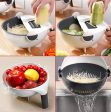 Multifunctional Vegetable Cutter with Drain Basket Supply