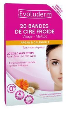 20 Cold Wax Strips - Face & Bikini Online now