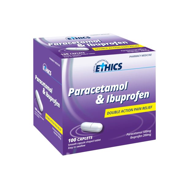 ETHICS Paracetamol & Ibuprofen Double Action Pain Relief For Sale