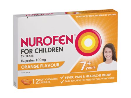 Nurofen for Children 7+ Years Pain & Fever Relief - Orange Flavour Online