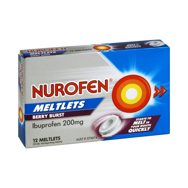 Nurofen Meltlets 200mg - Berry Burst Discount