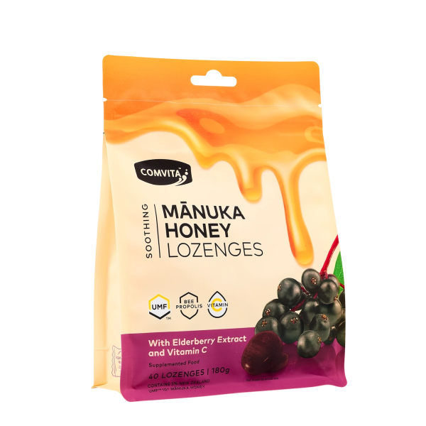 Comvita Manuka Honey Lozenges Elderberry Extract For Cheap