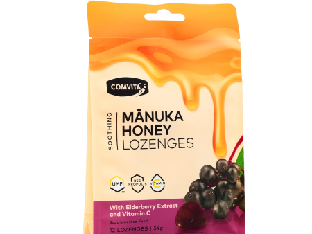 Comvita Manuka Honey Lozenges Elderberry Extract For Cheap