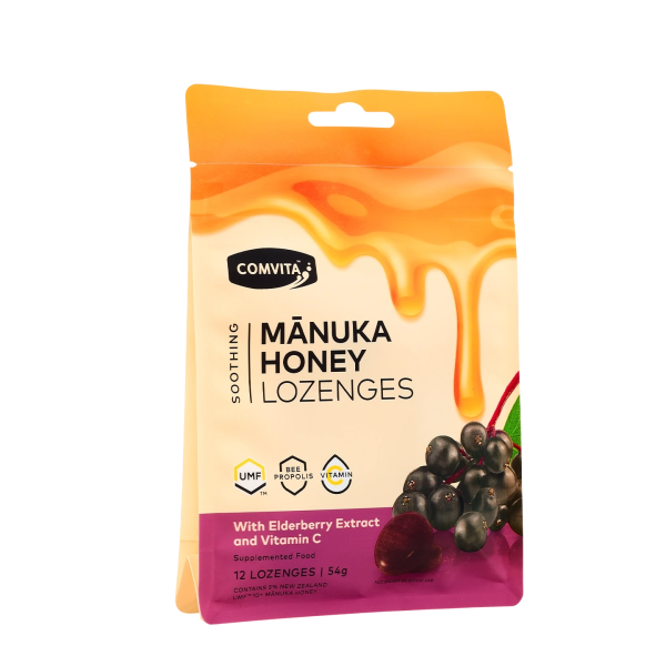 Comvita Manuka Honey Lozenges Elderberry Extract For Cheap