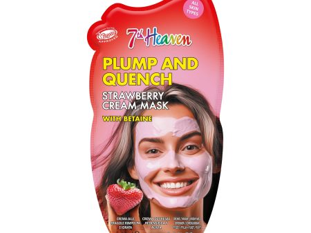 7th Heaven Plump & Quench Strawberry Cream Mask with Betaine Online Hot Sale