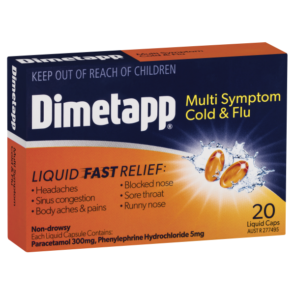 Dimetapp Multi Symptom Cold & Flu Liquid Capsules Online Hot Sale