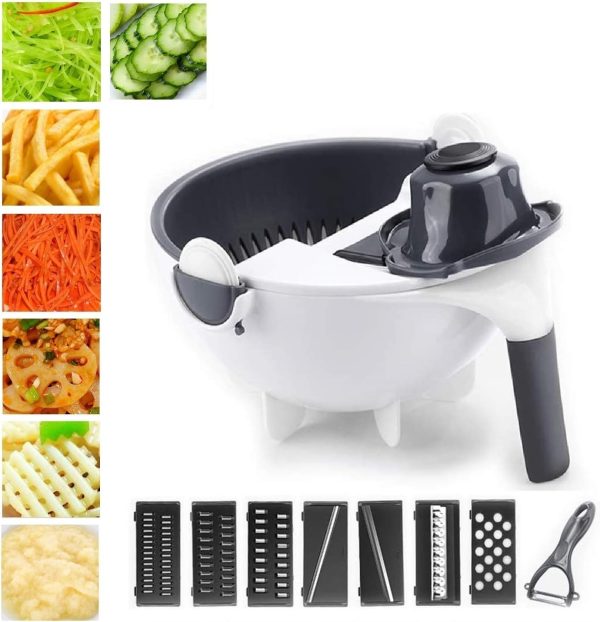 Multifunctional Vegetable Cutter with Drain Basket Supply