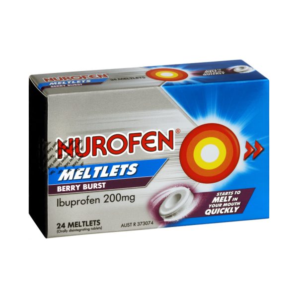 Nurofen Meltlets 200mg - Berry Burst Discount