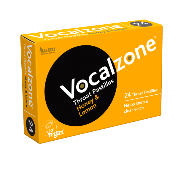 Vocalzone Throat Pastilles - Honey & Lemon Online Hot Sale