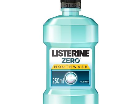 Listerine Zero Alcohol, Mild Mint Mouthwash Online now