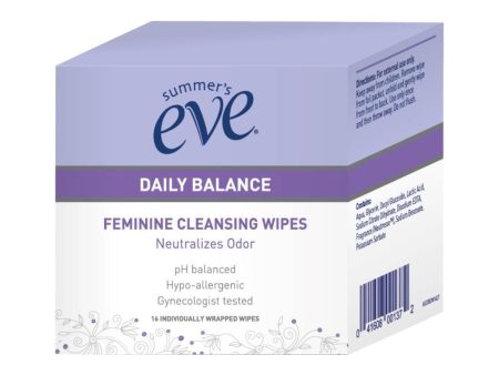 Summer s Eve Daily Balance Feminine Cleansing Wipes For Cheap