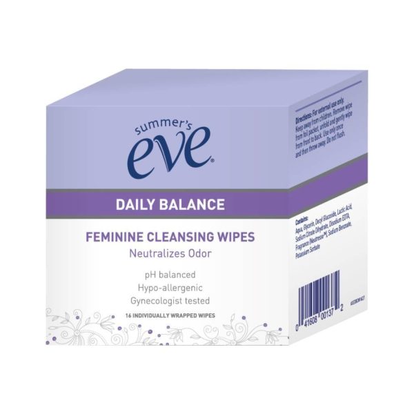 Summer s Eve Daily Balance Feminine Cleansing Wipes For Cheap