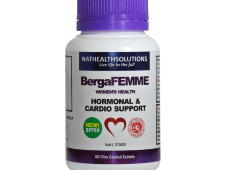 Nathealthsolutions BergaFEMME+ Hormonal & Cardio Support Online Hot Sale