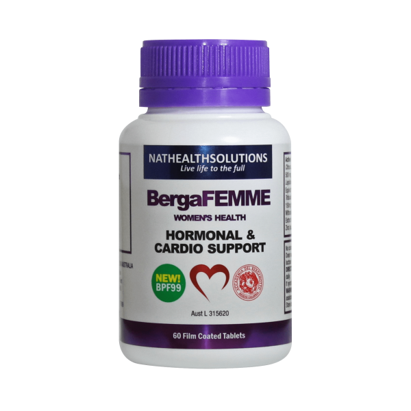 Nathealthsolutions BergaFEMME+ Hormonal & Cardio Support Online Hot Sale