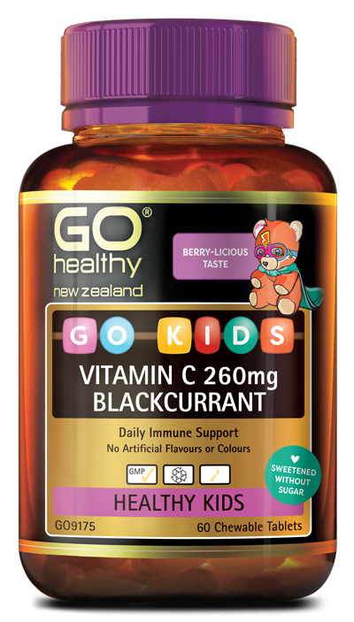 GO Healthy Go Kids Vitamin C 260mg Blackcurrant Online now