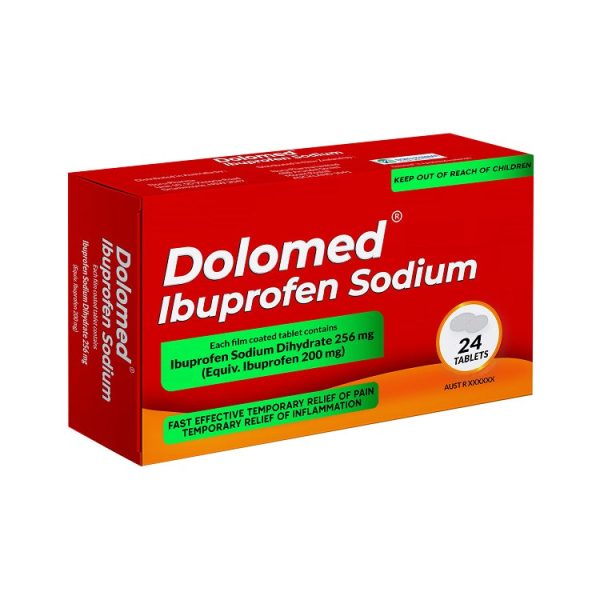 Dolomed Ibuprofen Sodium Pain Relief For Sale