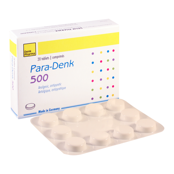 Para-Denk 500mg 2Blisters x10Tab Box For Discount