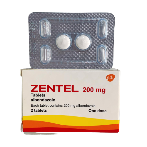 ZENTEL 200mg 1x2tab Online Hot Sale