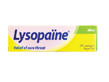 LYSOPAINE Mint 24 Lozenges Sugar Free Cheap