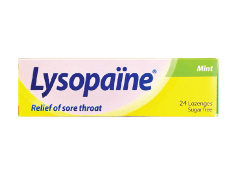 LYSOPAINE Mint 24 Lozenges Sugar Free Cheap