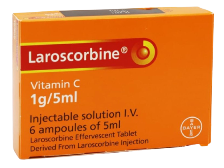 Laroscorbine Vitamin C 1g 5ml (Inj Soln IV 6 amps of 5 ml) For Sale