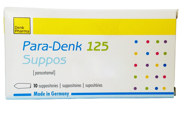 Para-Denk 125 Suppos ( 2x5 Suppos Box) Hot on Sale