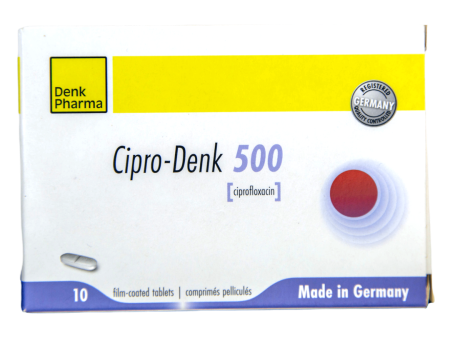 Cipro-Denk 500 10Tab Box For Sale