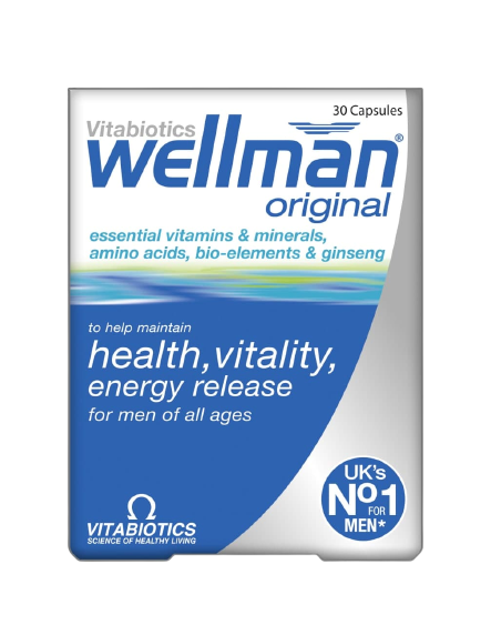 Vitabiotics Wellman Original (30capsules) Discount