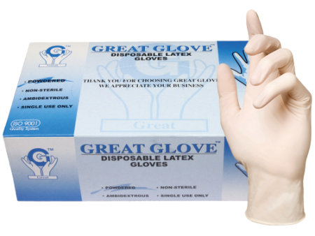 Great Glove Disposable Latex Examination (Box 50Pairs) on Sale