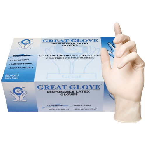 Great Glove Disposable Latex Examination (Box 50Pairs) on Sale