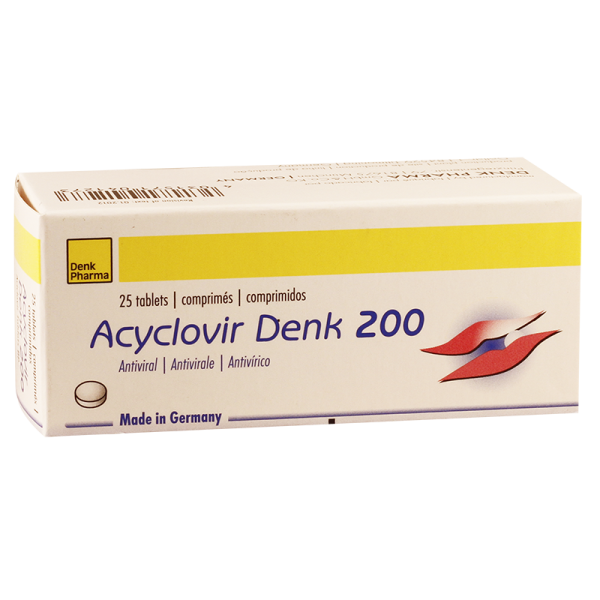 Acyclovir-Denk 200mg (5x5tab Box) For Discount