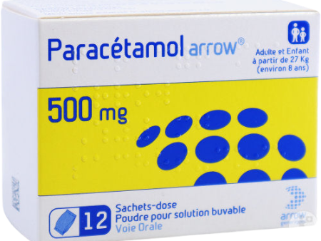 Paracetamol Arrow 500mg (box 12sachets) For Discount